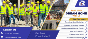 Building and Construction in Kenya: Real Costs, Rules, and How to Work with the Right Experts 6 contact Railsite for free building and construction consultations